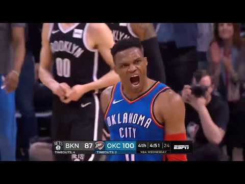 Russell Westbrook With Another INSANE Triple-Double *Full Highlights* | THUNER vs. NETS | 3.13.2019