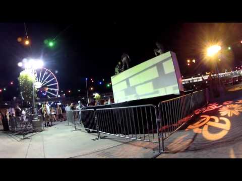 EDC Las Vegas 2012 Saturday Part 1 Trampoline Performers