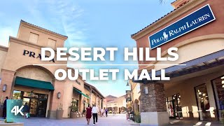 Desert Hills Outlet Mall Tour | New Products and Shops That Have Good Deals | 4K | USA Trip