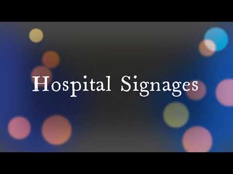 Hospital Sign Belgium Made Aluminum Modules With Vinyl Sicker