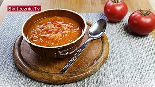 Zupa pomidorowa z soczewicą, papryką, imbirem i czosnkiem :: Skutecznie.Tv