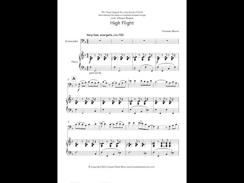 High Flight (Cello and Piano)