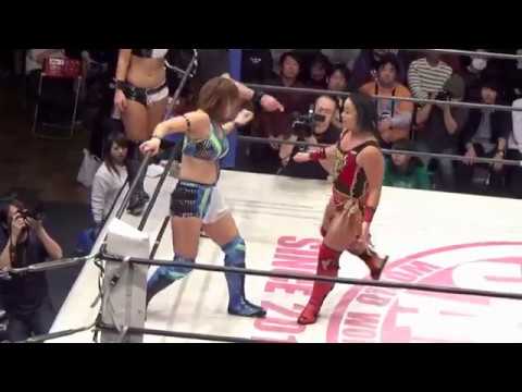 Yoko Bito & Takumi Iroha v Toni Storm & Meiko Satomura 2017-12-24 Highlights