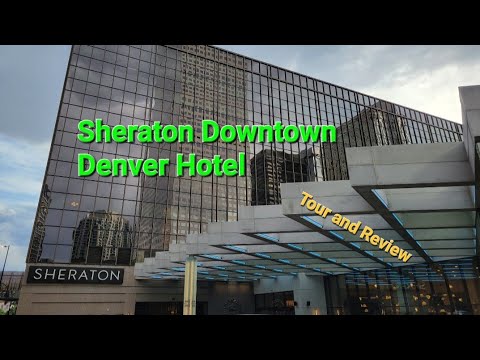 Sheraton Downtown Denver Hotel Tour Room Review Tour Club 16th Street Mall Promenade #marriott