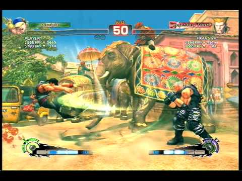 SSF4 AE: FRANSWA (Guile) vs (Yun) Online Ranked Match