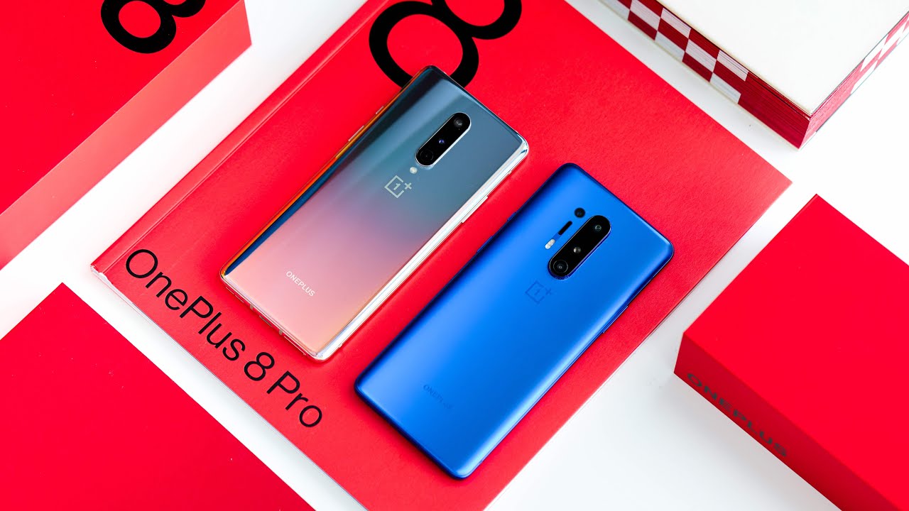 OnePlus 8 AND OnePlus 8 Pro - UNBOXING and Setup!