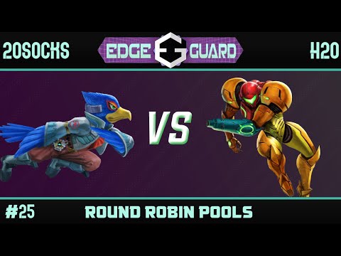 20Socks (Falco) vs H20 (Samus, Aegis) - Edge Guard 25 RR Pools