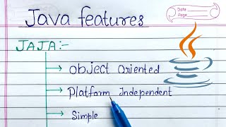 Features of Java (Hindi) | Learn Coding