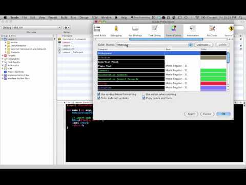 Xcode Tips L1 - Preferences