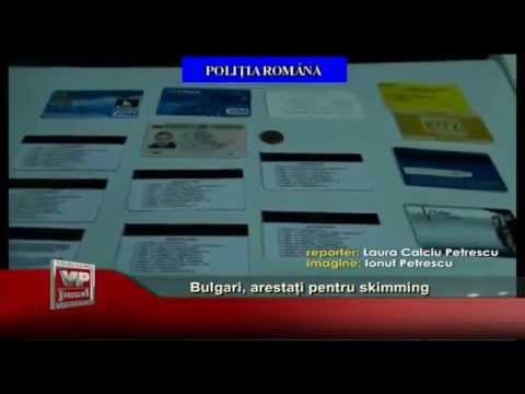 Bulgari arestati pentru skimming