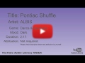 Pontiac Shuffle ALBIS Dance Electronic Dark YouTube Audio Library BGM
