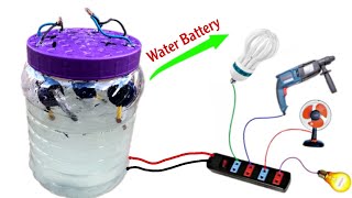 I Turn Water into a Free 220v Battery, electricity for a lifetime