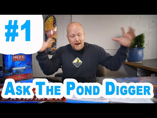 Pond Skimmer , Fish , Pond Construction - Ask T.P.D. Show #1