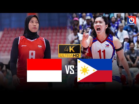 Full 4K | INDONESIA vs PHILIPPINES | De Guzman - Solomon tiếp tục gieo sầu cho Megawati