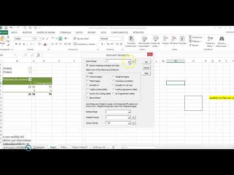 Kappa de Cohen paso a paso en Excel