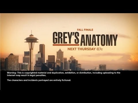 Grey's Anatomy 16x09 Preview (Fall Finale)