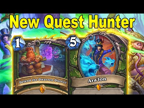 The Most Broken & Best Quest Hunter To Climb Legend In September! Castle Nathria | Hearthstone