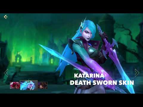 Wild Rift New Skins: Death Sworn Katarina (Patch 2.1)