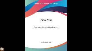 Pirke Avot: Sayings of the Jewish Fathers