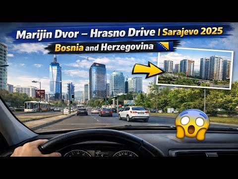 😱 OVA VOŽNJA KROZ SARAJEVO ĆE VAS OSTAVITI BEZ DAHA! | Marijin Dvor → Hrasno