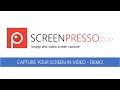 Screenpresso feature tour: Video screen capture