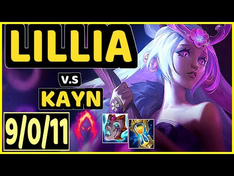 LILLIA vs KAYN - 9/0/11 KDA JUNGLE CHALLENGER GAMEPLAY - EUW