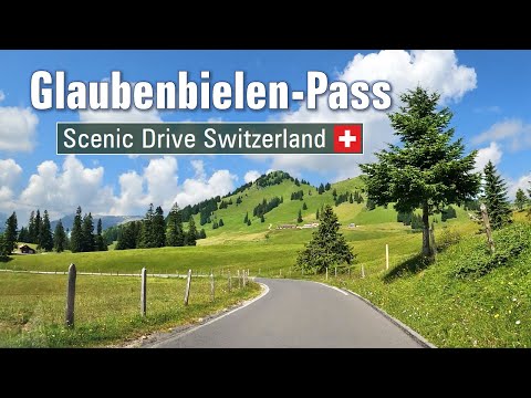 Glaubenbielen-Pass 🌲 Scenic Drive • Hidden Gem in the Swiss Mountains 🇨🇭 [4K]