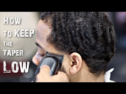BARBER TUTORIAL: HOW TO DO A LOW TAPER ON 360 WAVES