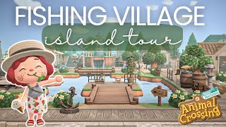 Fishing Village & Resort Island Tour | Hampton | ACNH 2025 Animal Crossing New Horizons