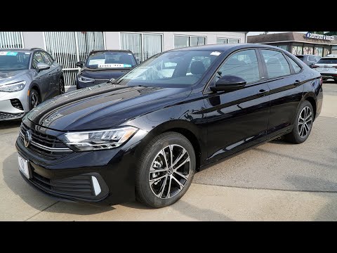2023 Volkswagen Jetta Sport Deep Black Pearl | Video Tour with Cameron