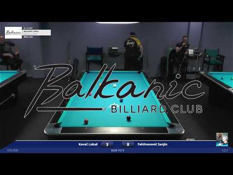 Balkanic OPEN 2023 - sto 20 (1/4 i 1/2 finala) @Milan9ball
