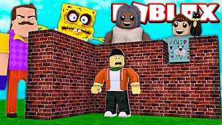 Building Against Denis Army And Monster Attacks In Roblox Roblox Build To Survive Simulator Free Online Games - denis fnaf roblox rp