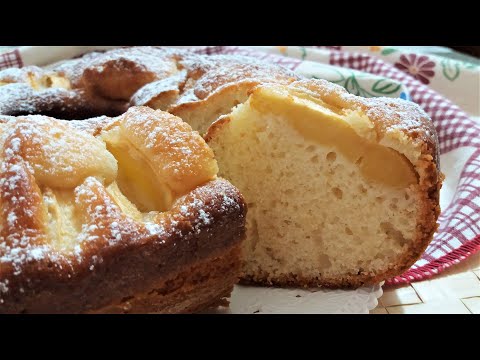 CIAMBELLA SOFFICE allo YOGURT e MELE 🍎 Ricetta FACILE senza burro di A modo MIO