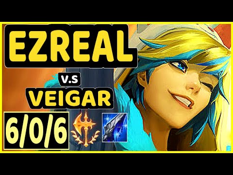 CODY SUN (EZREAL) vs VEIGAR - 6/0/6 KDA BOTTOM ADC CHALLENGER GAMEPLAY - NA