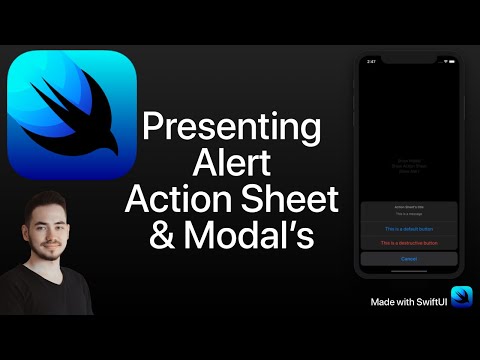SwiftUI: Presenting Alert, Action Sheet and Modals