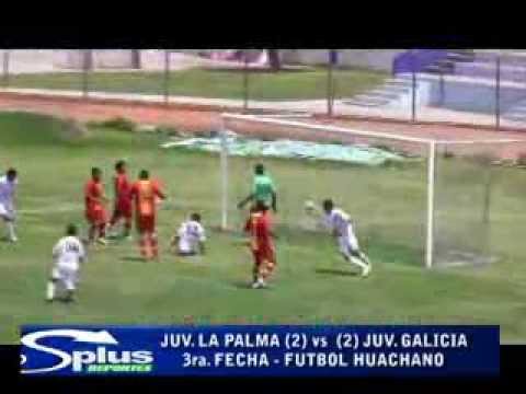 JUV. LA PALMA (2) vs (2) JUV. GALICIA - 3era Fecha - Fútbol Huachano 2014.