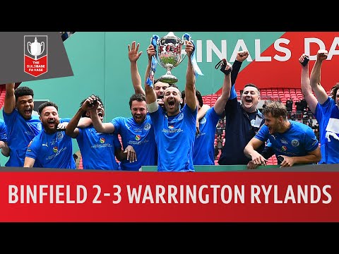 Binfield 2-3 Warrington Rylands | Wembley hat-trick dream come true! | FA Vase final highlights