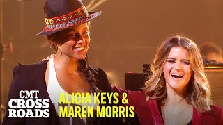 Alicia Keys &amp; Maren Morris Perform ‘No One’ | CMT Crossroads