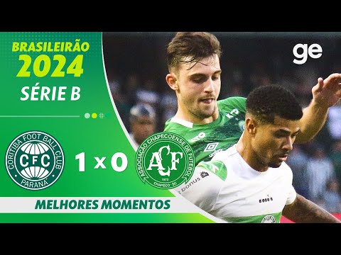 Gols e lances de Coritiba x Chapecoense