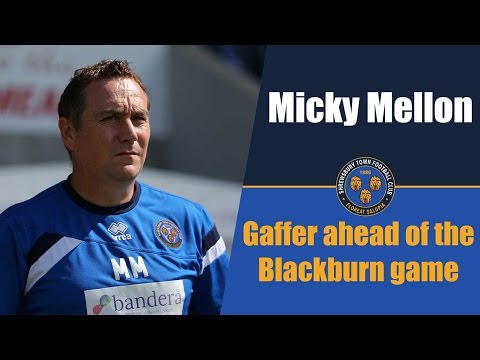 PREMATCH: Micky Mellon prematch Blackburn Rovers - Town TV