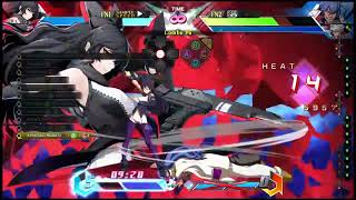 BlazBlue: Cross Tag Battle - Blake Belladonna - Tactics Mode (Combo Challenges)
