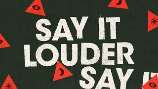 Musik-Video-Miniaturansicht zu Say It Louder Songtext von Panic! at the Disco