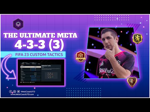 4-3-3 (3) Custom Tactics & Player Instructions • FIFA 23 Ultimate Guide | EAFC Tutorials