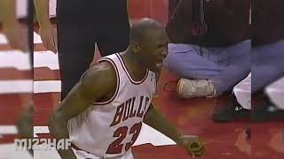 Michael Jordan Dunks on ZO Over and Over! (1993.03.12)