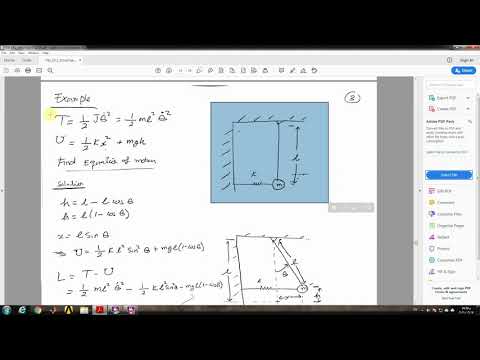 ME433- Mechanical Vibrations Class 03 Part 01