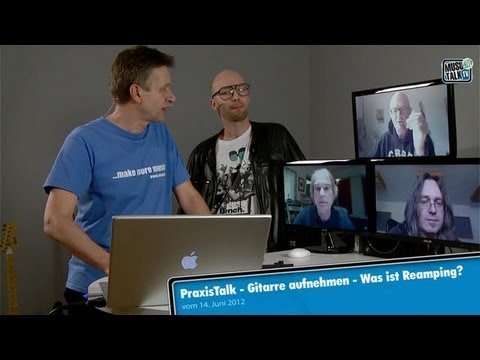 Gitarren aufnehmen - PraxisTalk zum Thema "Reamping"