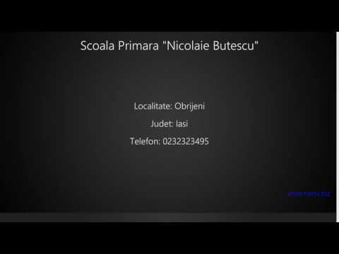 Scoala Primara "Nicolaie Butescu" Obrijeni
