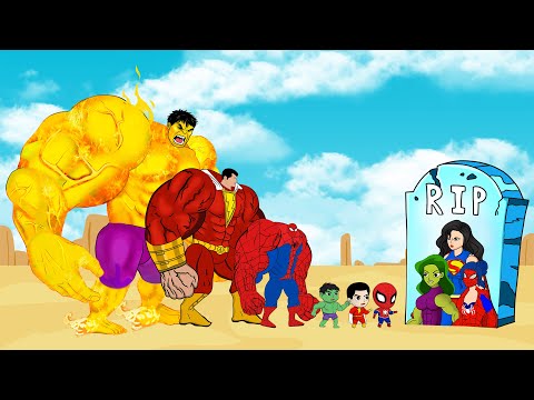 Rescue Team SHE HULK Family & SPIDER GIRL, SUPER GIRL : Who Is The King Of Super Heroes ?