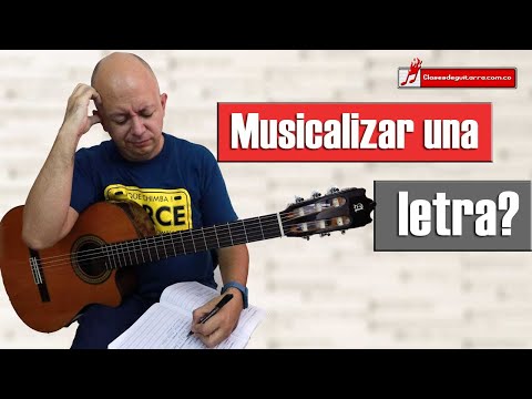 Cómo poner acordes a una letra (musicalizar paso a paso)