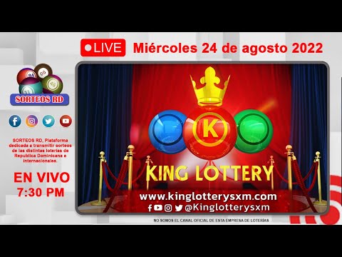 King Lottery SXM EN VIVO │ Resultados Miércoles 24 de Agosto 2022 - 07:30PM